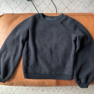 abercrombie sherpa crewneck sweatshirt